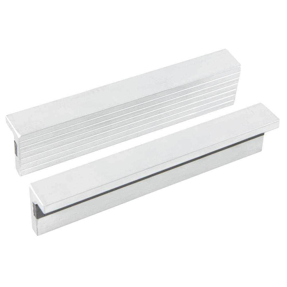 York® Magnet-Schutzbacken, 100 mm, Aluminium mit Rillen
