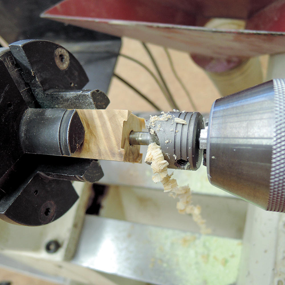 Face-Milling Cutter with Bradawl, for Sleeves with 7 mm Drill Diameter