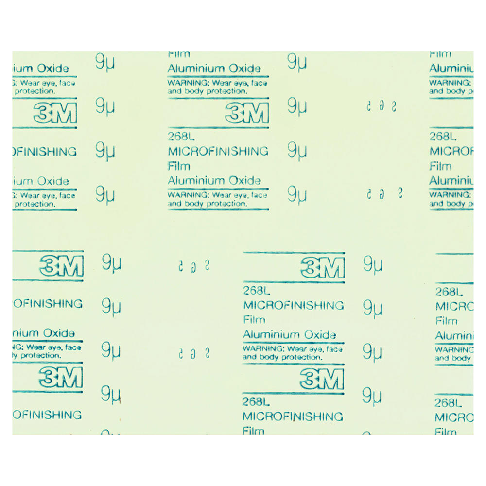 Foglio in film per microfinitura 3M™ Stikit™, 9 micron,  230 x 280 mm, 1 pezzo