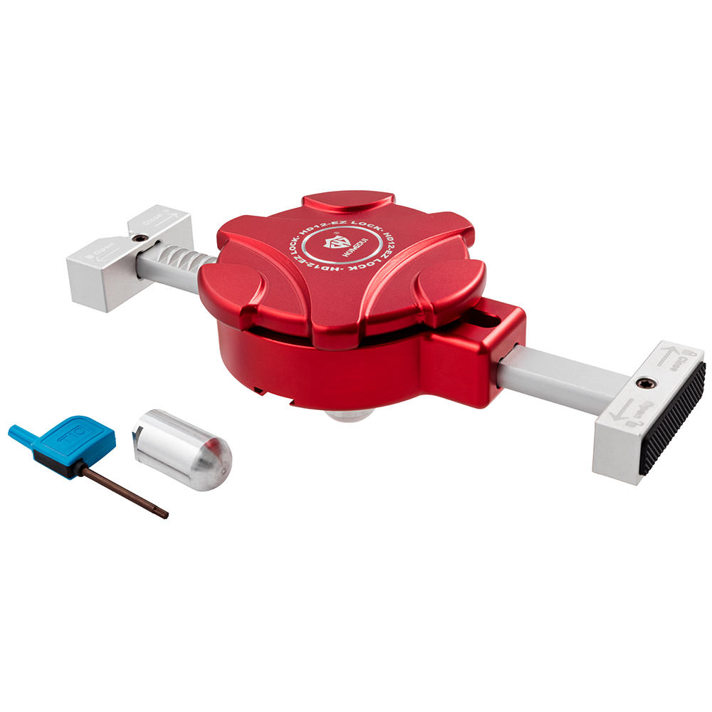 Système de serrage pour établi avec disque d'ajustage