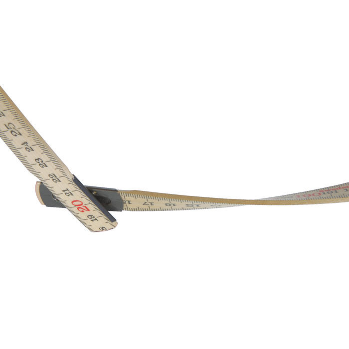 Hultafors® Downy Birch Folding Rule, Normal Scale