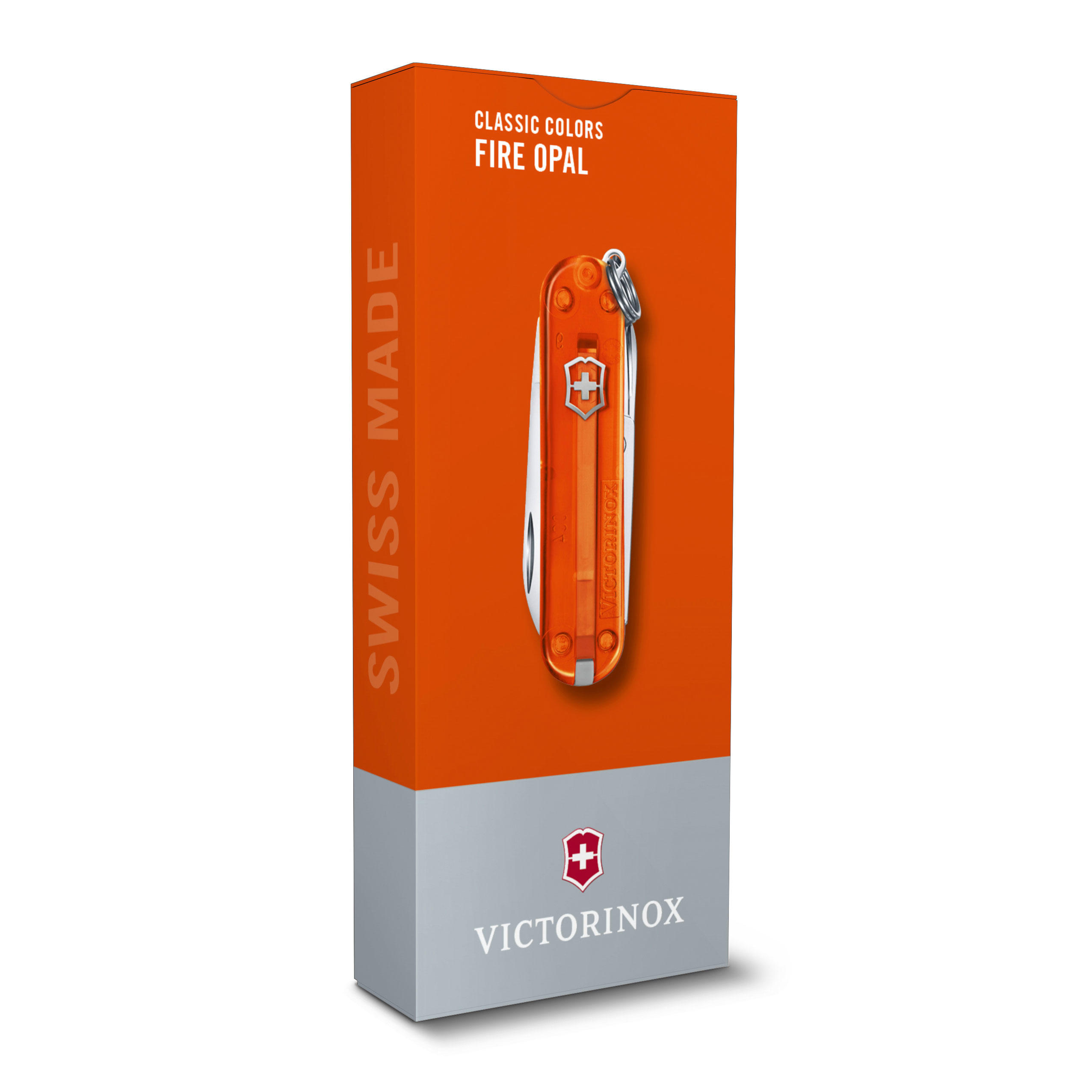 Couteau de poche Victorinox® » Classic SD «, orange transparent