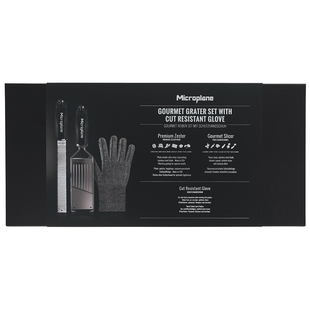 Microplane® Gourmet Kitchen Rasps, 3-piece Set Microplane® Gourmet Kitchen Rasps, 3-piece Set