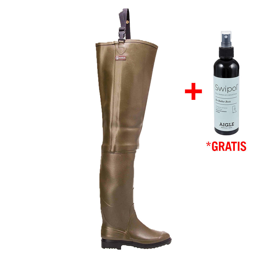 Aigle Herren-Gummistiefel TRUITE grün 39 823107