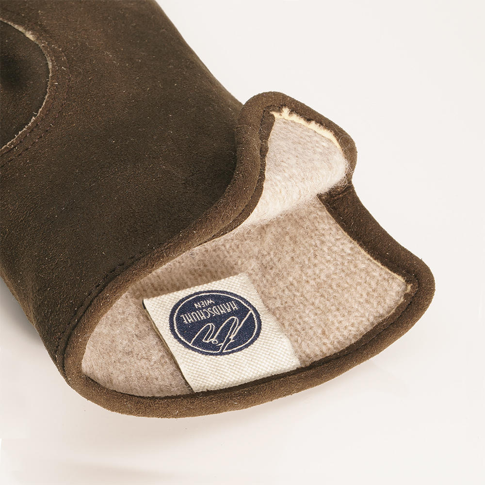 Damen Handschuhe RIED, Rehleder, Kaschmirfutter