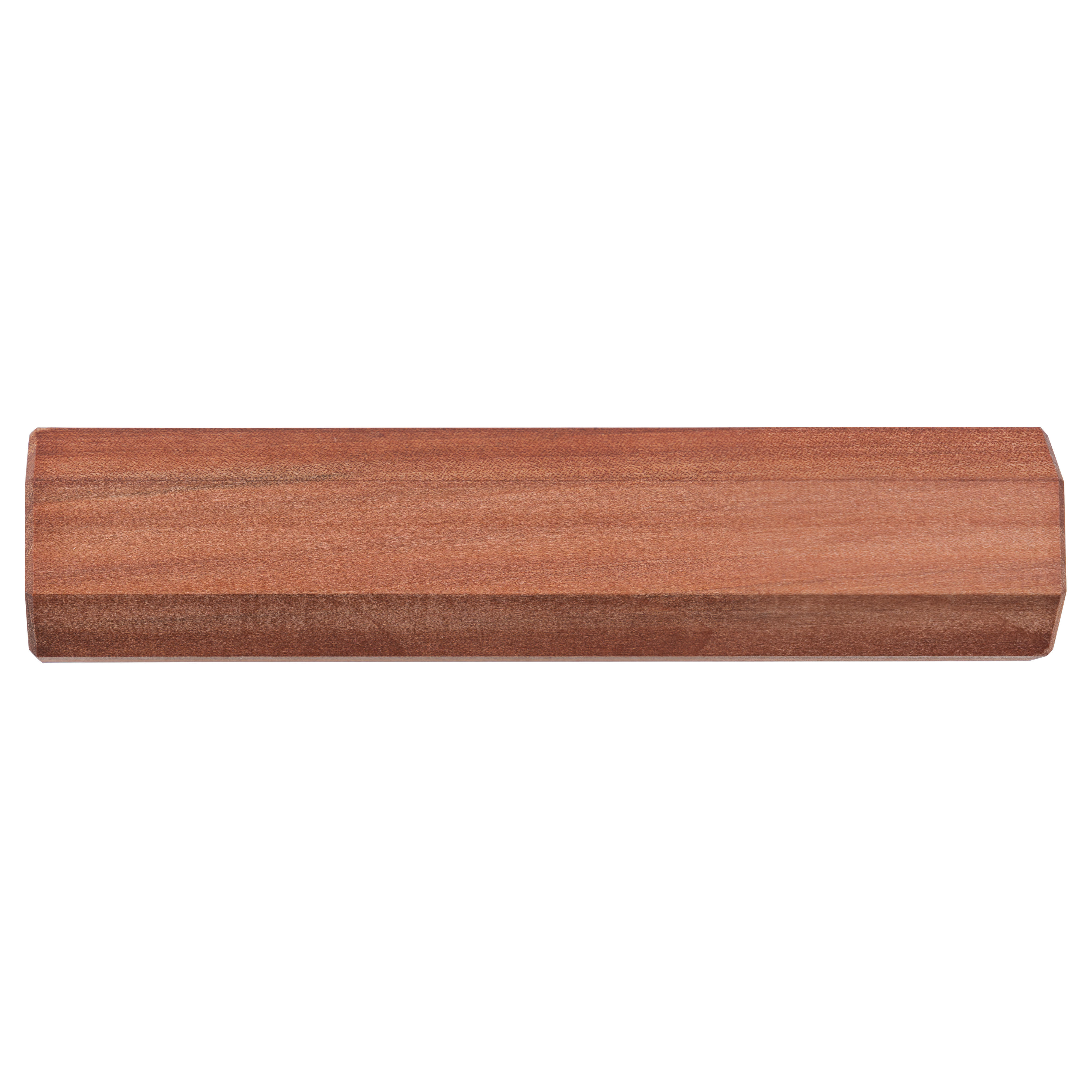 Manche de couteau Hocho, bois d'alisier, logement grand pour semelle enfichable