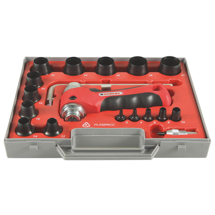 Kit di punzonatura con taglierina circolare, 19 pezzi Kit di punzonatura con taglierina circolare, 19 pezzi