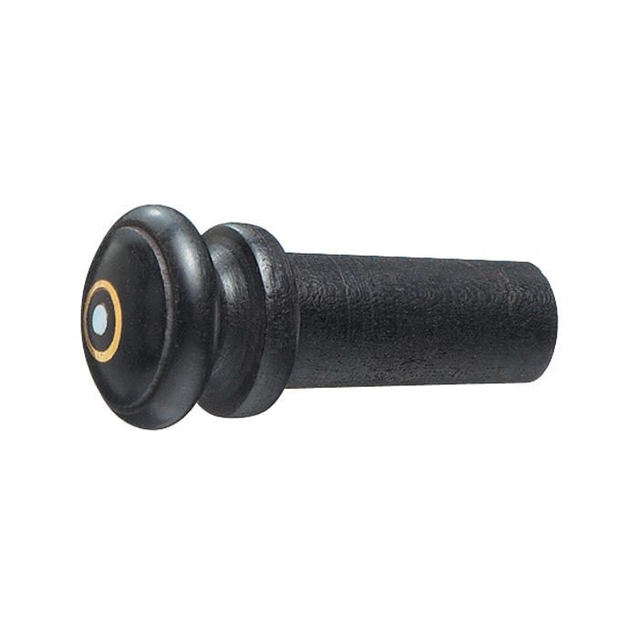 Endbutton, Parisian Eye, Ebony, Violin 4/4 – 3/4, Medium