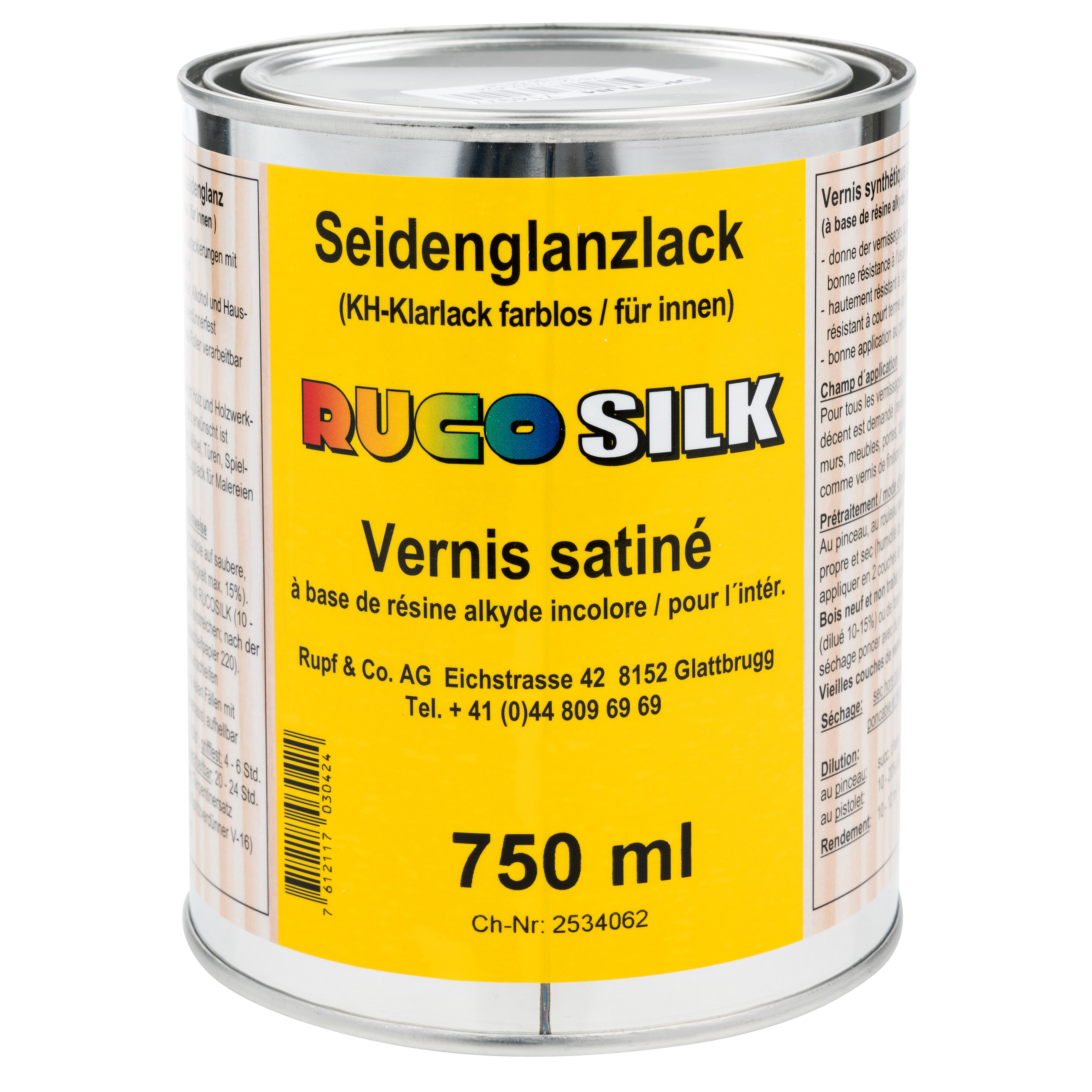 Vernis à un composant RUCOSILK, 750 ml