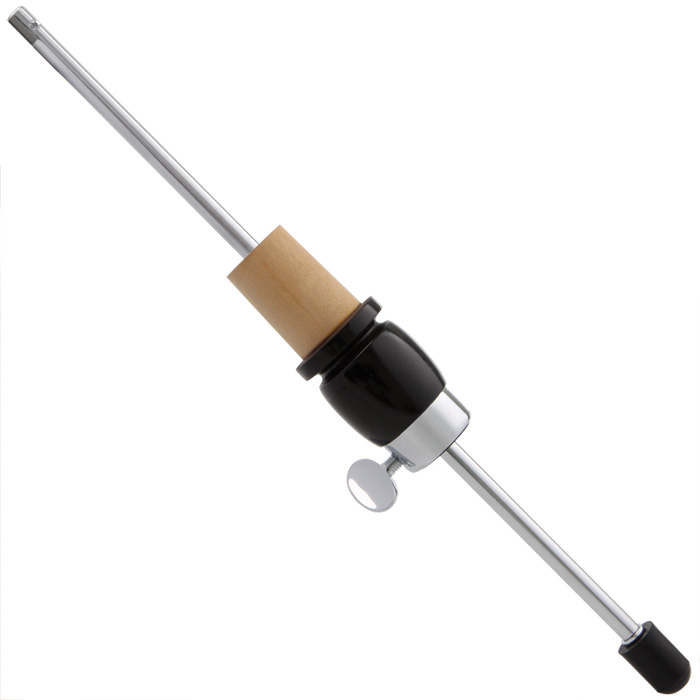 Puntale per contrabbasso c:dix® standard, nichelato, cono legno duro Ø 29/320 mm