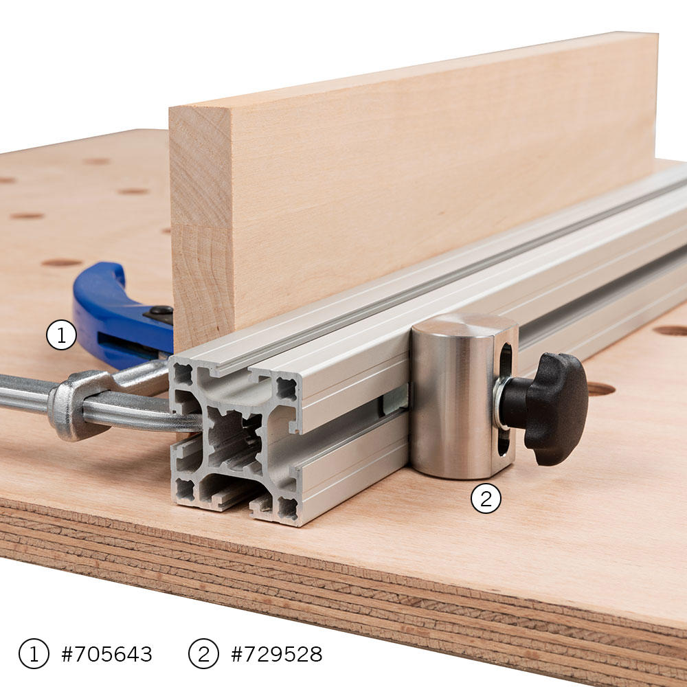 DICTUM® Adapter for Aluminium Profile for MFT