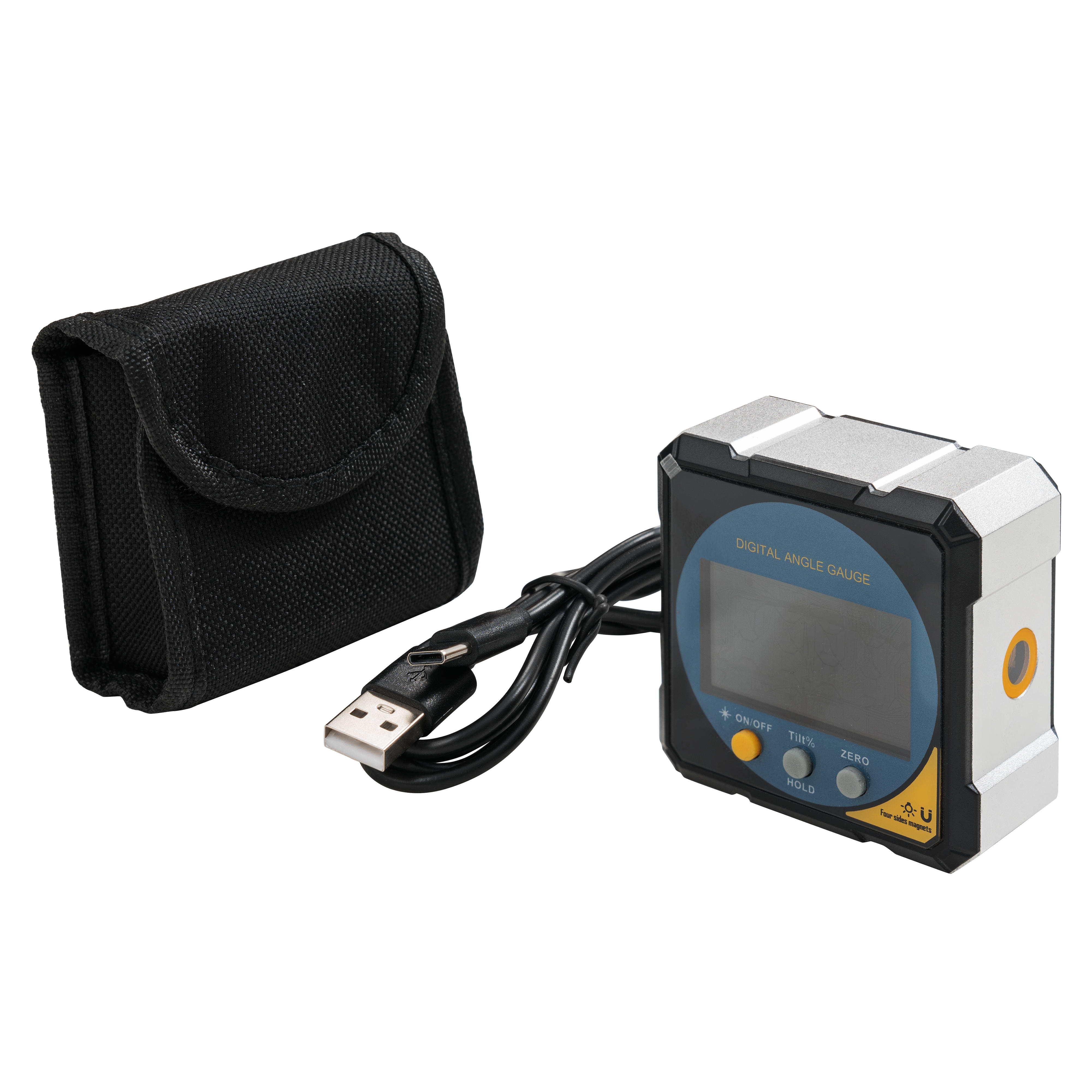 Digital Angle Gauge with Point Laser