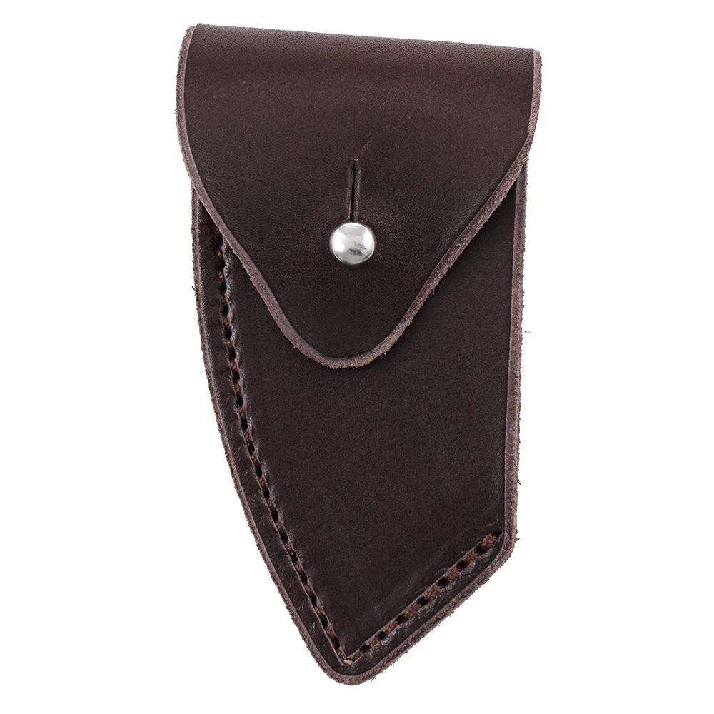 Étui en cuir pour haches de plein air DICTUM® avec tête de frappe, standard