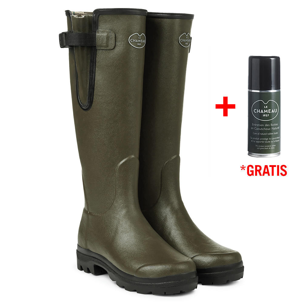 Le Chameau Damen-Gummistiefel Vierzon, Jerseyfutter