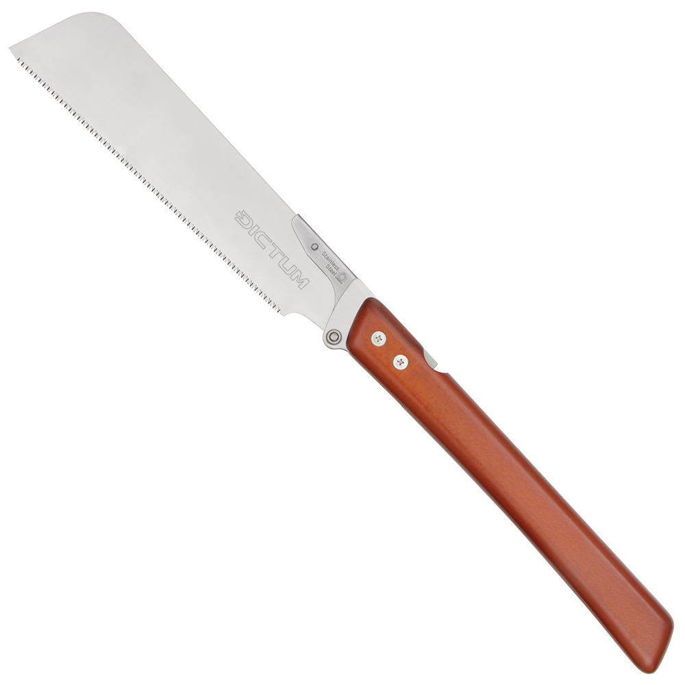 DICTUM® Robusuta® Folding Saw, Kataba Super Hard, Stained Beechwood Handle