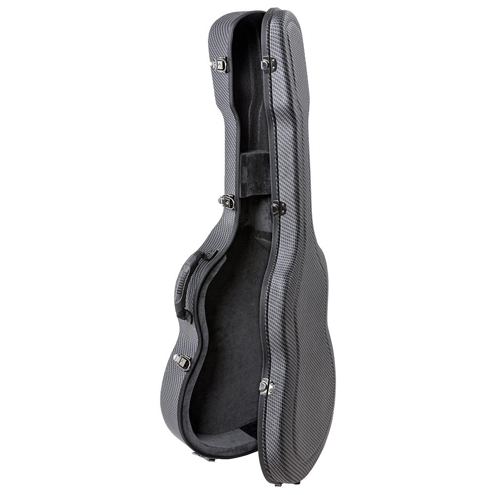 Jakob Winter® Shaped Case, Classical Guitar, Carbon Design/grey