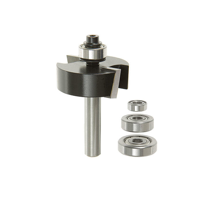 TC Rebate Bit Set with 4 Ball Bearings, Ø 34.9 mm