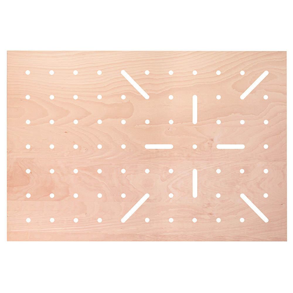 Plateau de table multifonctions DICTUM® PRO, perçage X61, hêtre multicouches