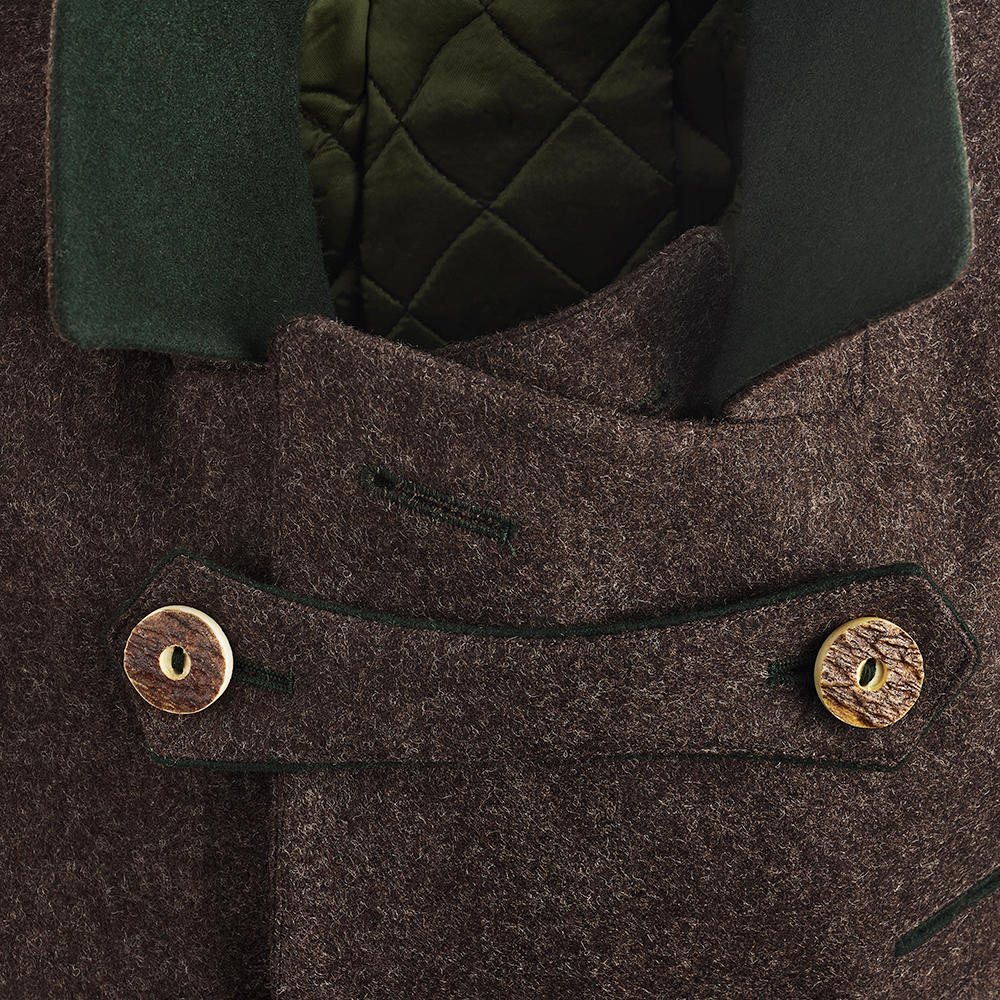 Damen Loden-Jagdjacke, dunkelbraun
