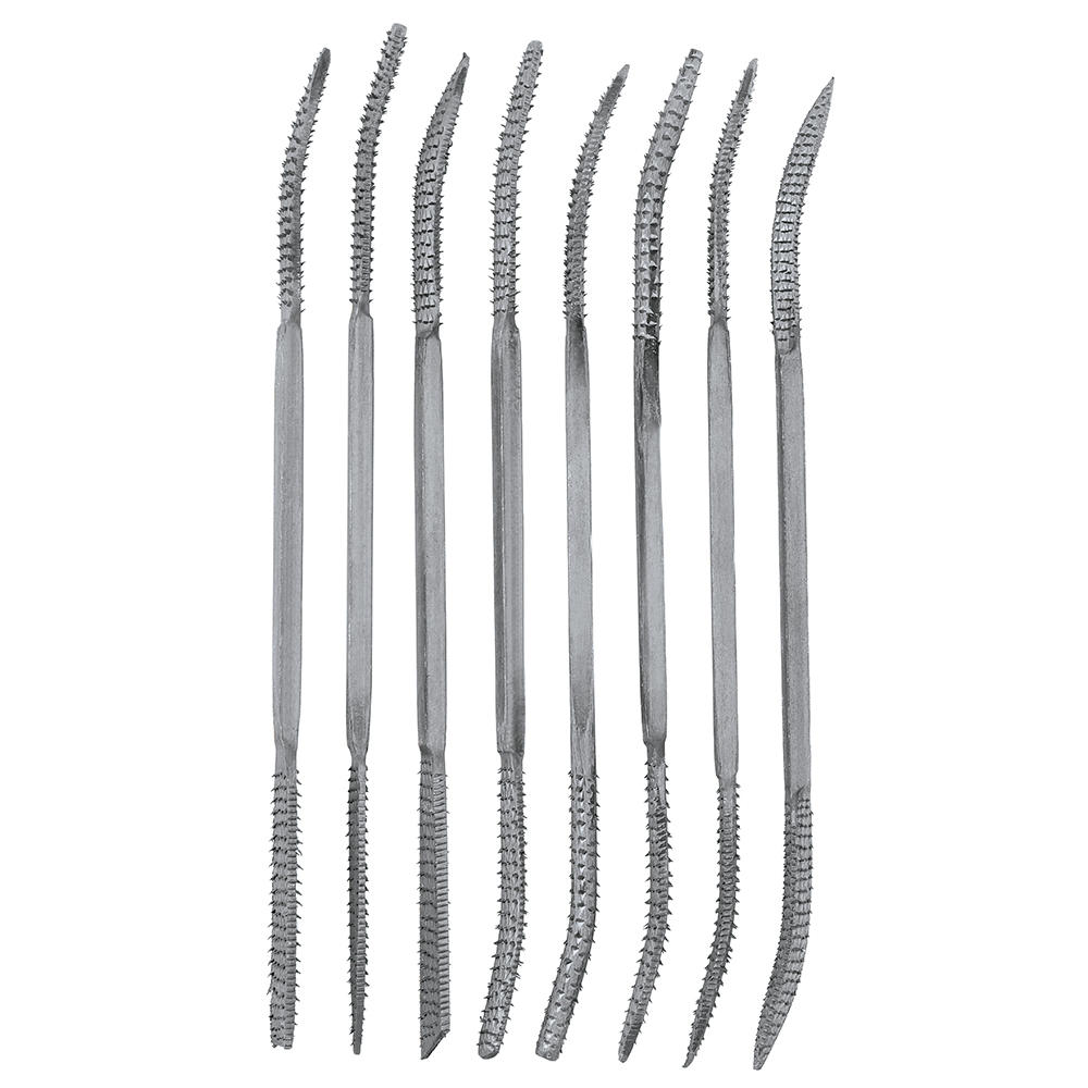 Hattori® Rifflers, 8-Piece Set, Small