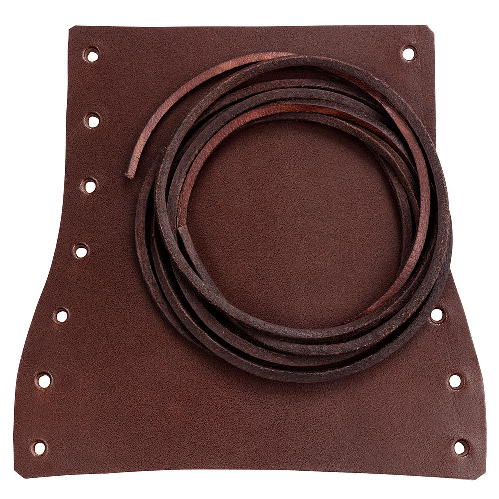 DICTUM® Axe Collar for Forest Hatchet, Cowhide, Dark Brown