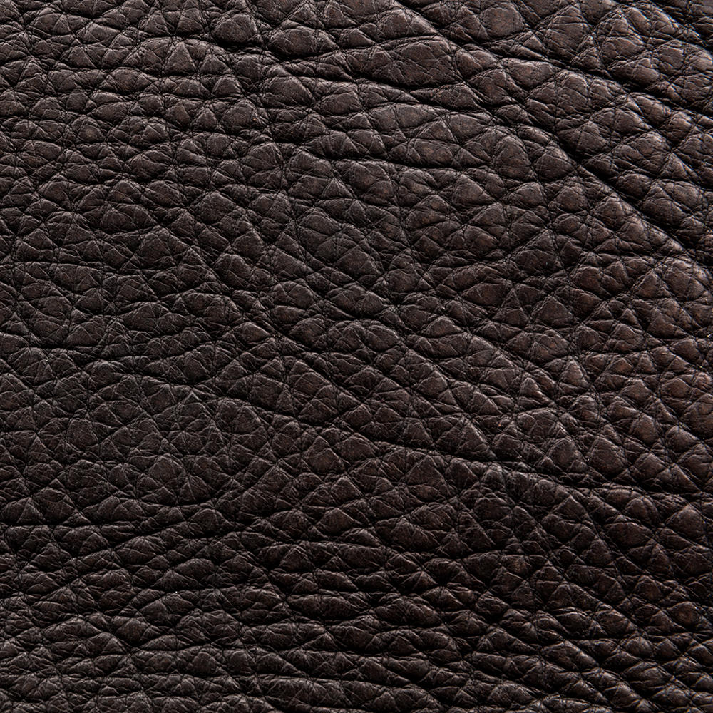 Büffelleder Stärke 3,0 mm, halbe Haut, schwarz-braun, 1,11-1,3 m²