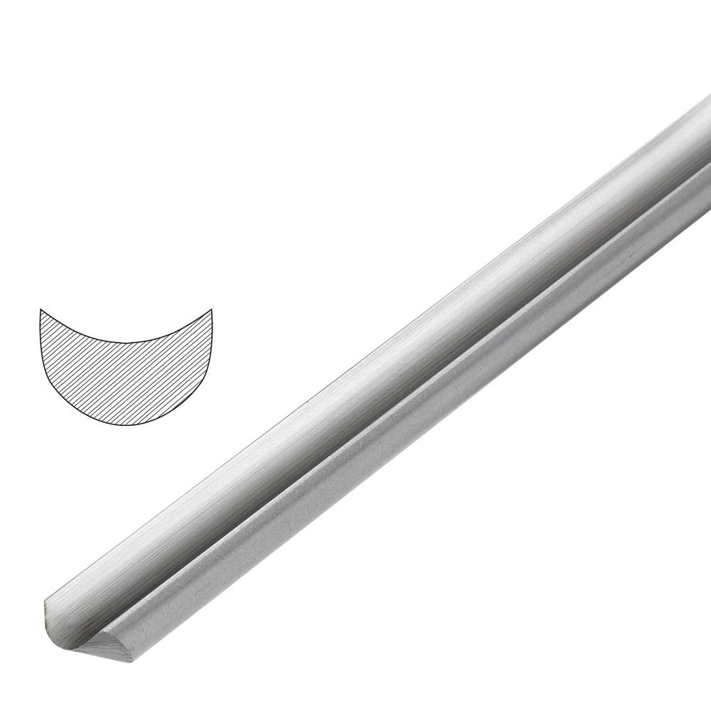 Sgorbia per profil. Crown® »Forma inglese«/impugn. faggio mord./largh. lama 6 mm