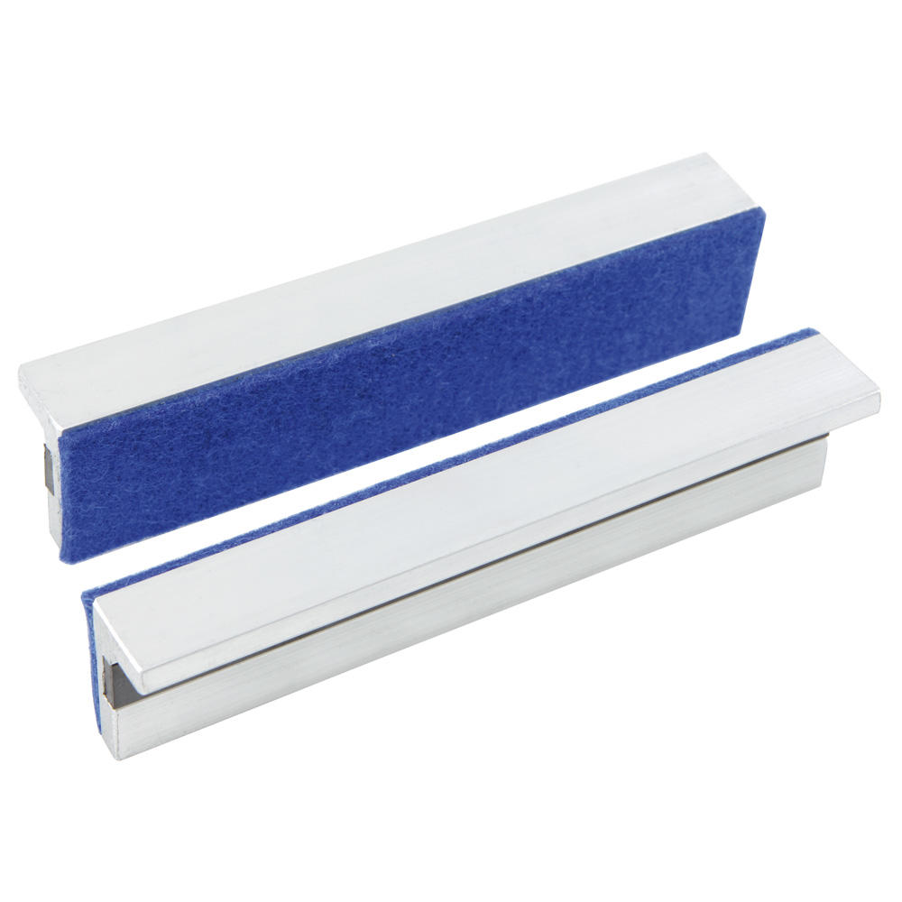 York® Magnet-Schutzbacken, 100 mm, Aluminium mit Filzauflage
