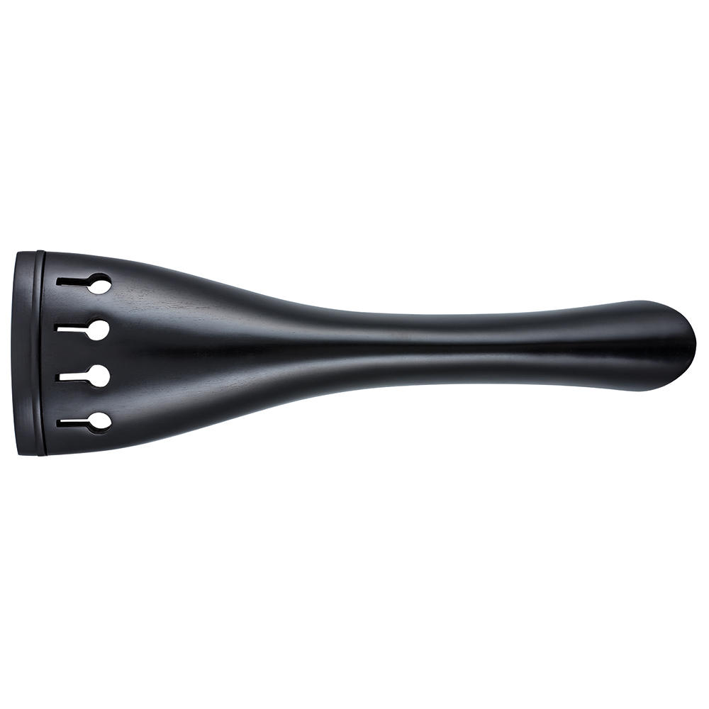 Tailpiece Tulip Model, Ebony, Black Fret, Bass 4/4, 355 mm