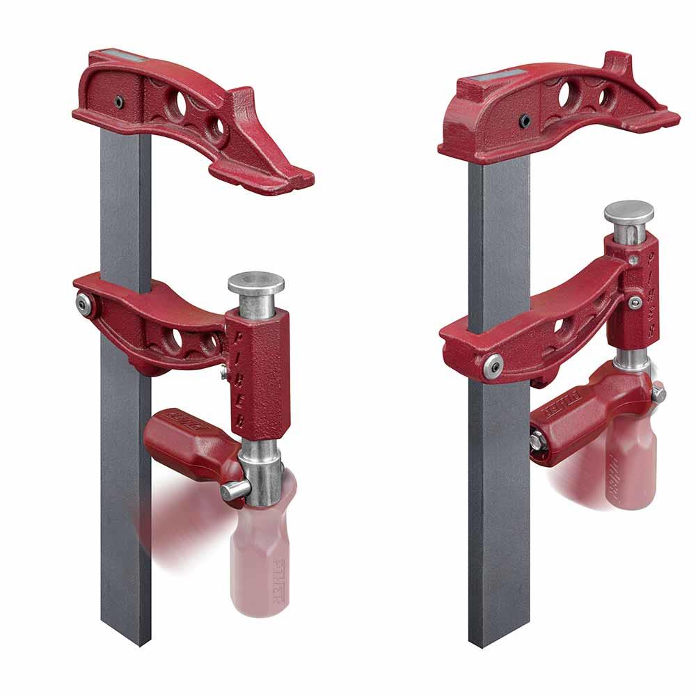 Piher® Maxi-E Hochleistungsschraubzwinge, Ausladung 85 mm, Spannweite 200 mm