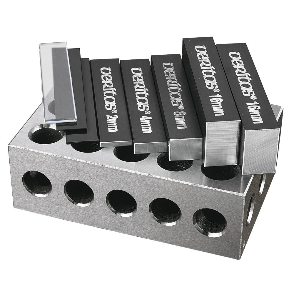 Veritas® Metrische Parallelendmaße mit Parallelblock, 9-teilig 