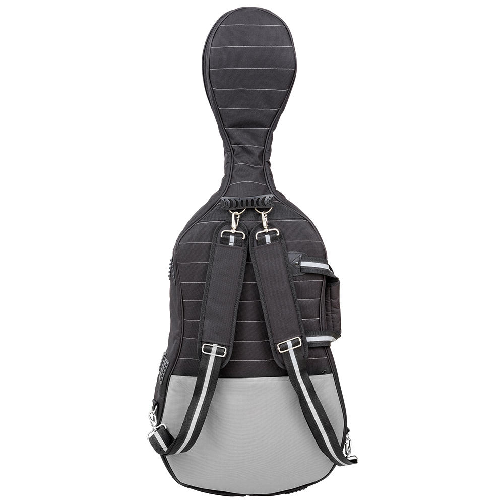 Jakob Winter® Tasche, Cello 4/4, schwarz/grau