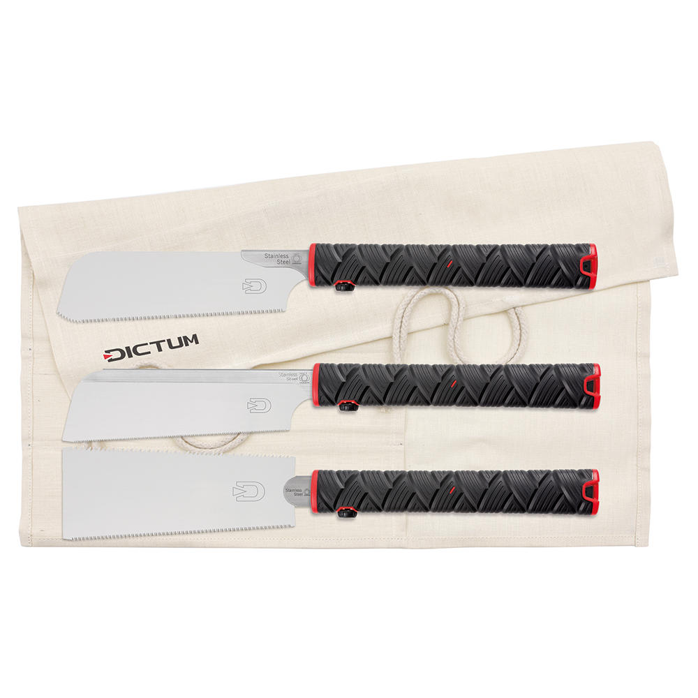 DICTUM® Compact Saws, 3-Piece Set, Power Grip