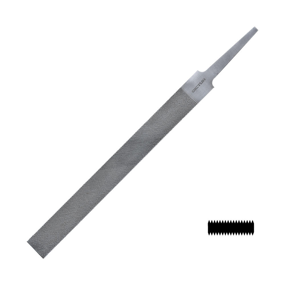 DICTUM® Präzisionsraspel »Ultra«, Flachstumpf, Hieb 10, Hieblänge 200 mm