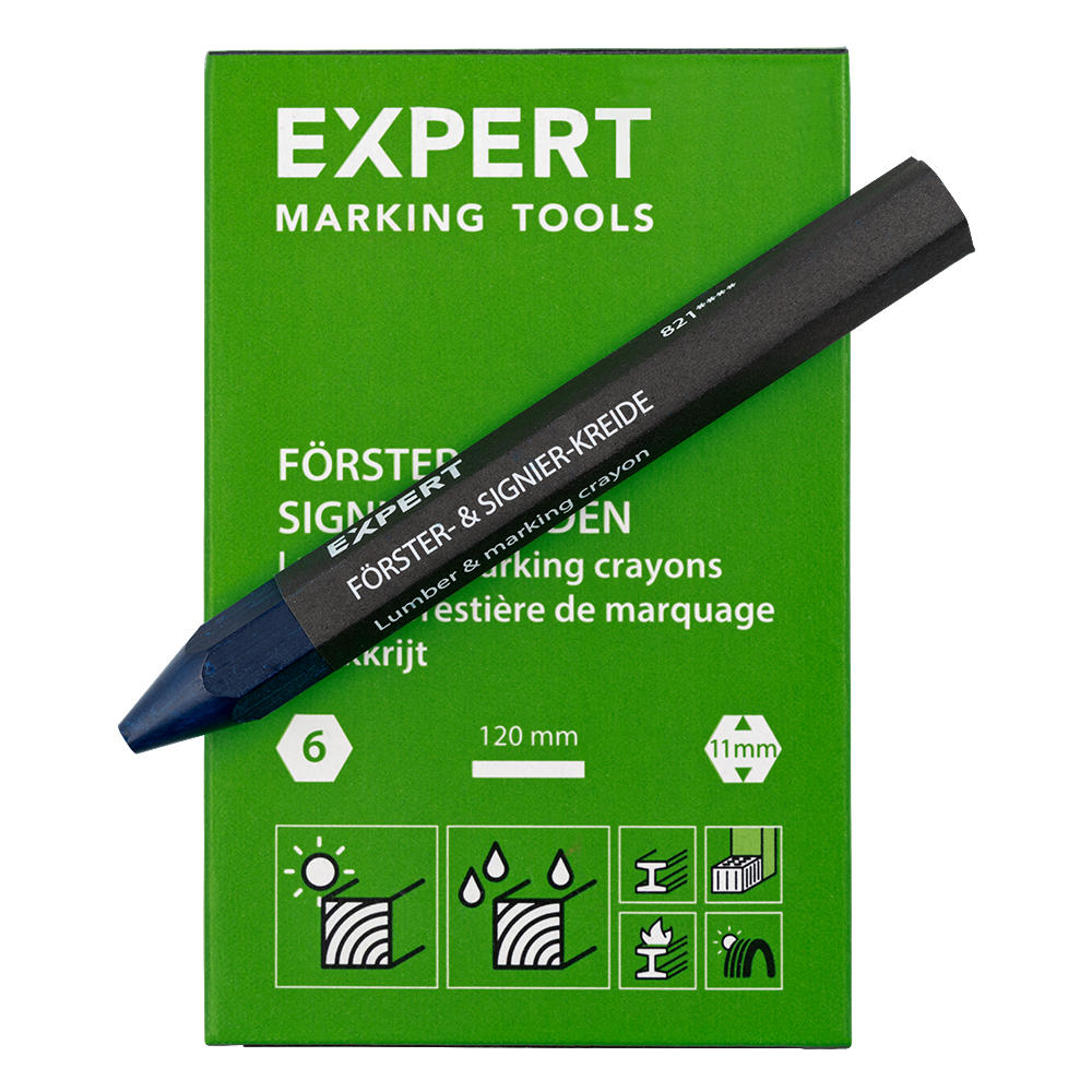 Craie forestière de marquage Expert Dry®, bleu 
