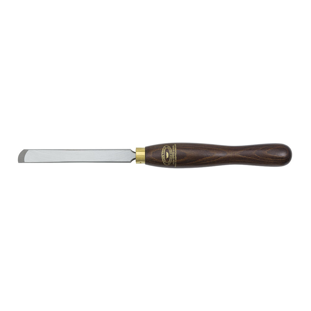 Scalpello piatto rotondo Crown®, impugnatura in faggio mordenzato