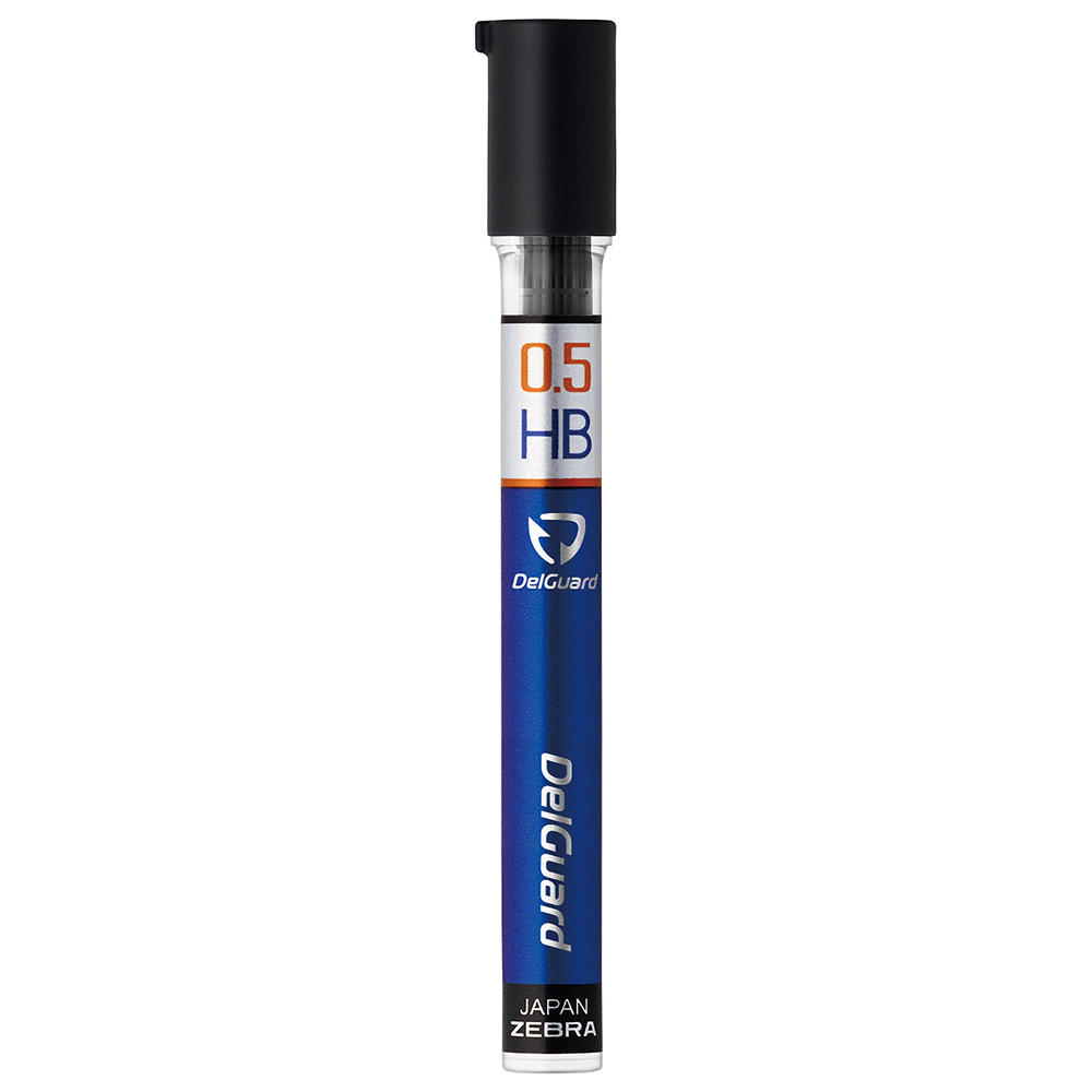 Refill Leads for Zebra »DelGuard« Mechanical Pencil 0.5 mm
