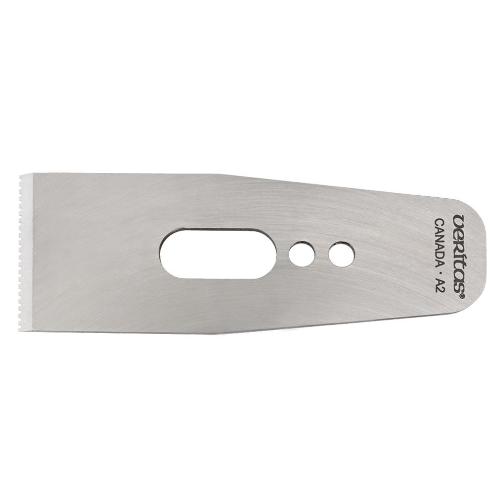Veritas® Plane Blade, Toothed, 38°, A2, for Block Plane