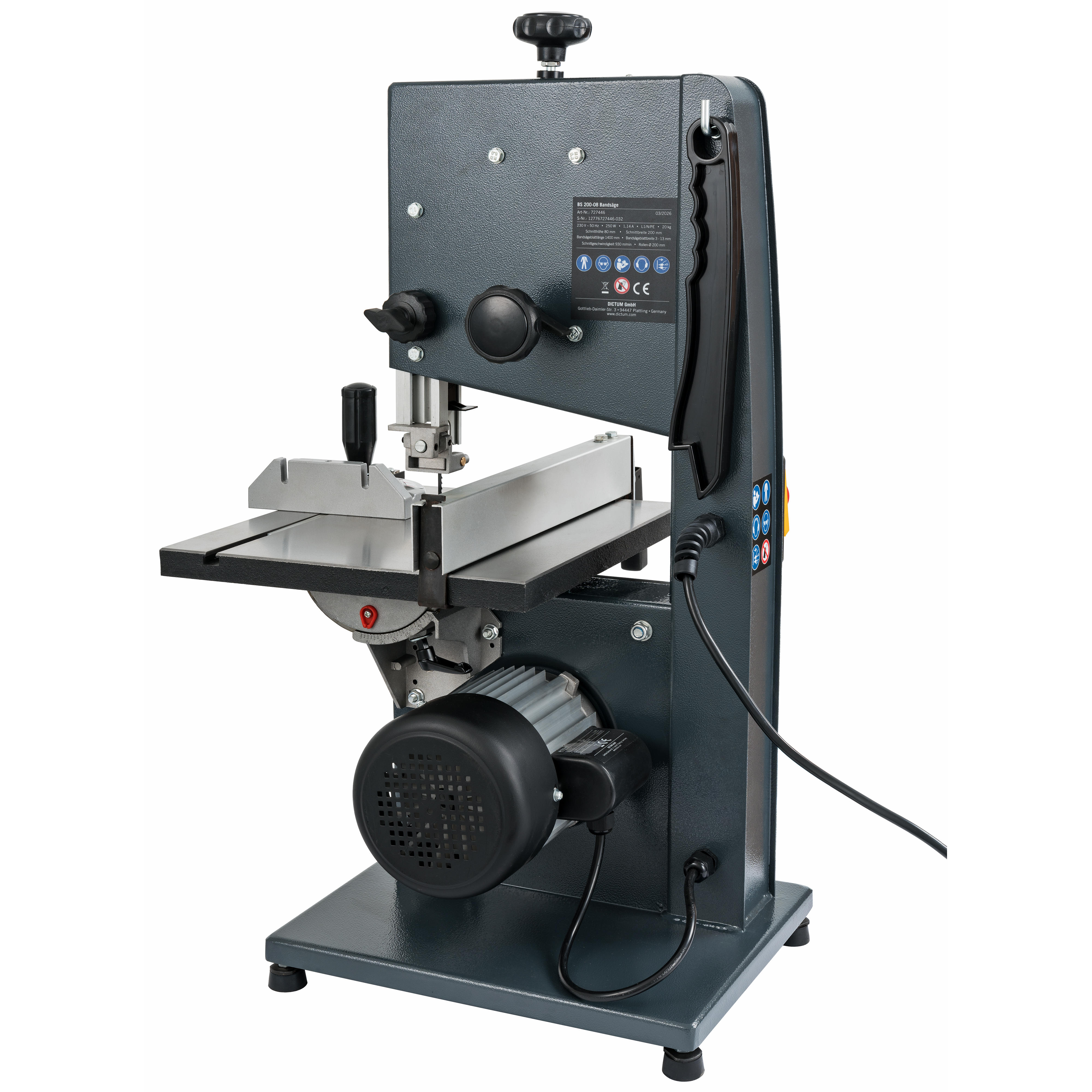 DICTUM® Bandsäge BS 200-08