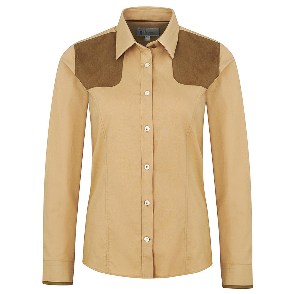Hartwell Damen Bluse Adrian, beige, Shooting