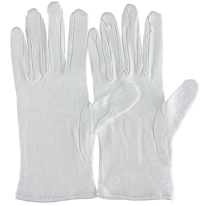 Cotton Gloves, Extra Thin, 12-Piece Set, Size M