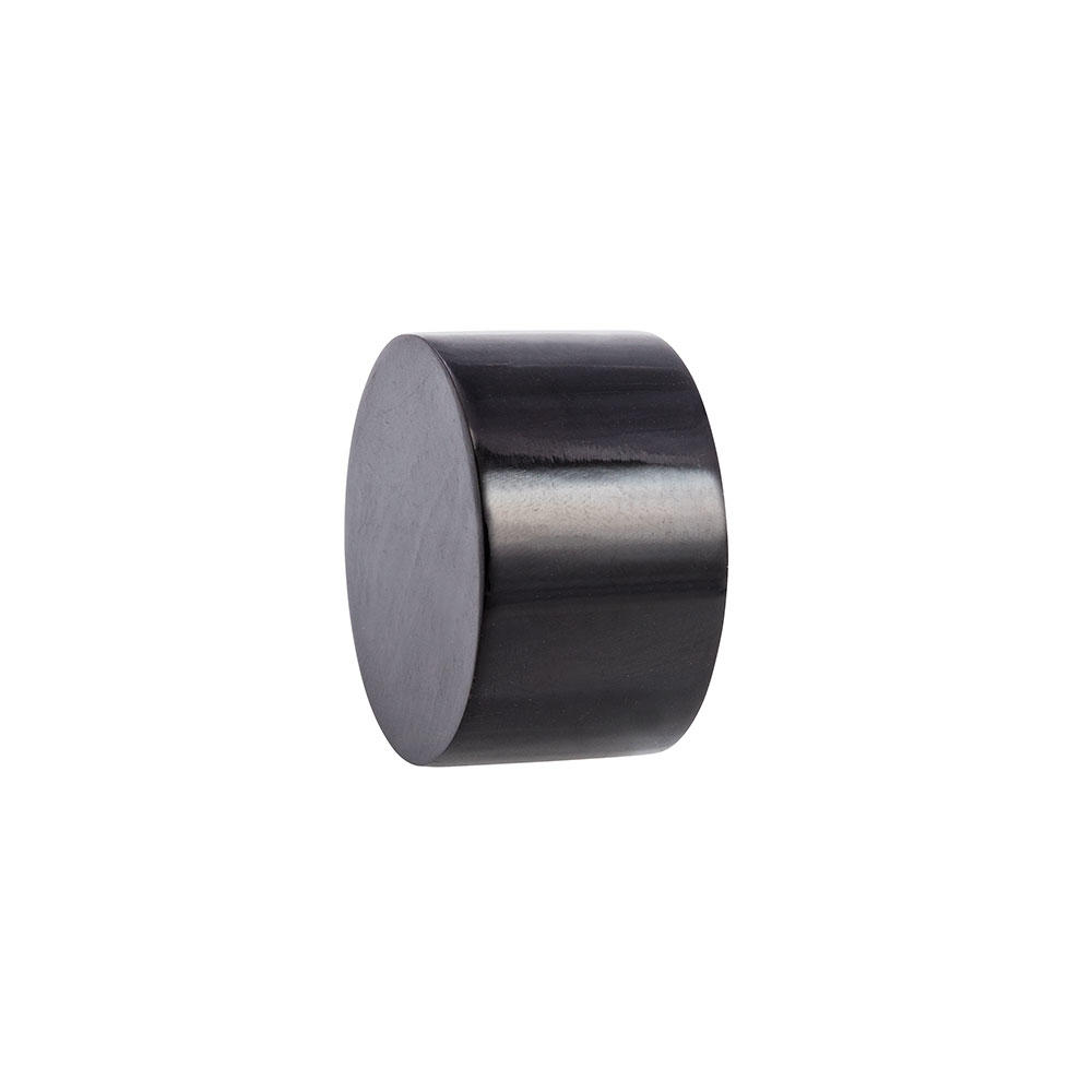 Rouleau de corne de buffle, Ø 45 x 25 mm, noir