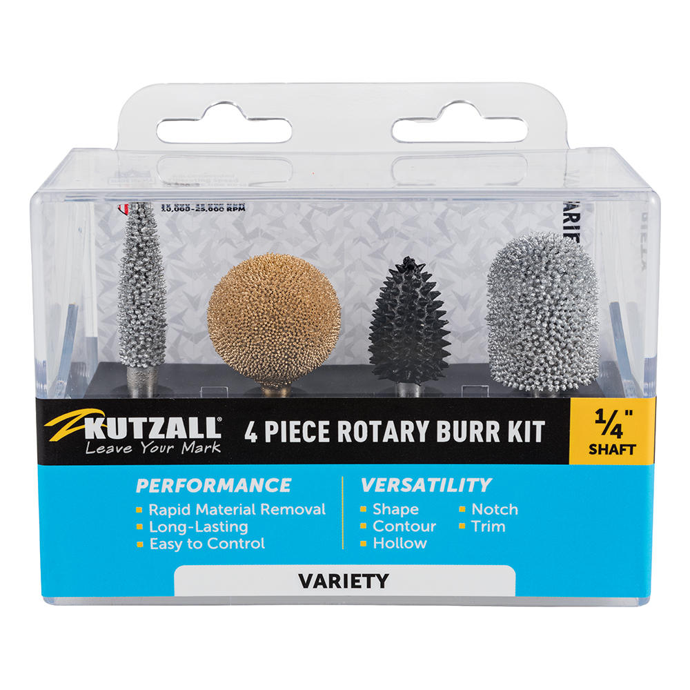 Kutzall® Burr Set, Variety, Shaft Diameter 6.35 mm