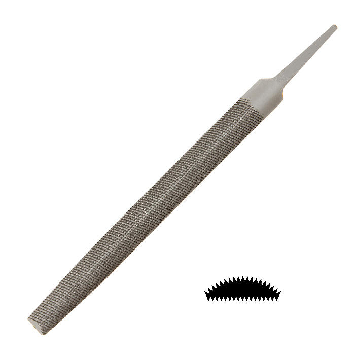 Lima da legno Friedr. Dick, mezzatonda, taglio 0, lunghezza 250 mm