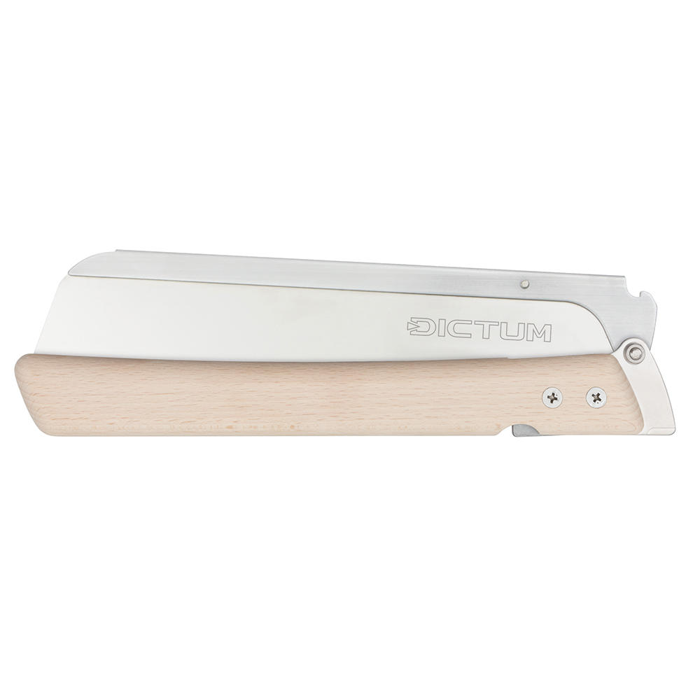 DICTUM® Robusuta® Folding Saw, Dozuki Super Hard, Untreated Beechwood Handle