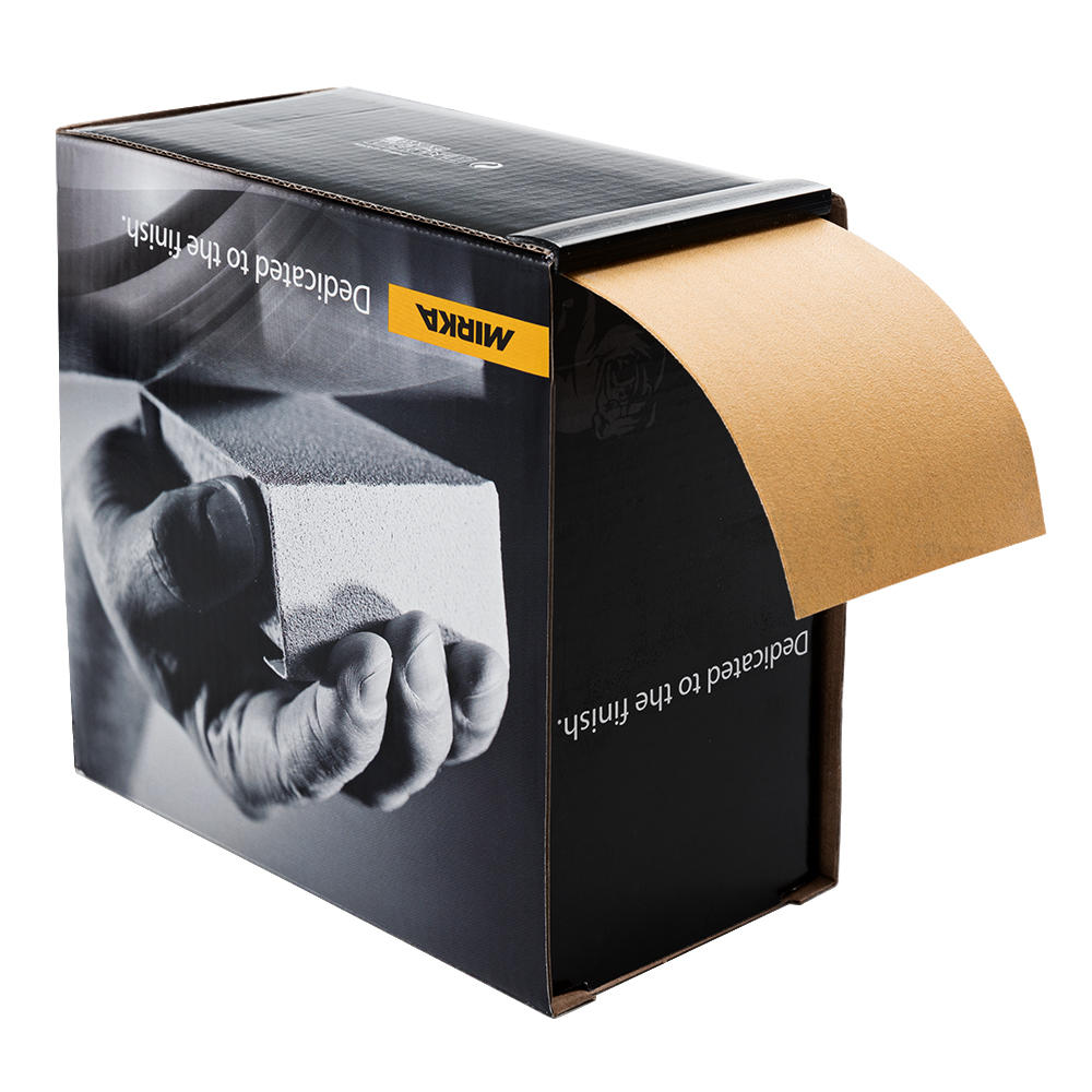Carta abrasiva autoadesiva MIRKA Gold, rotolo, grana 80