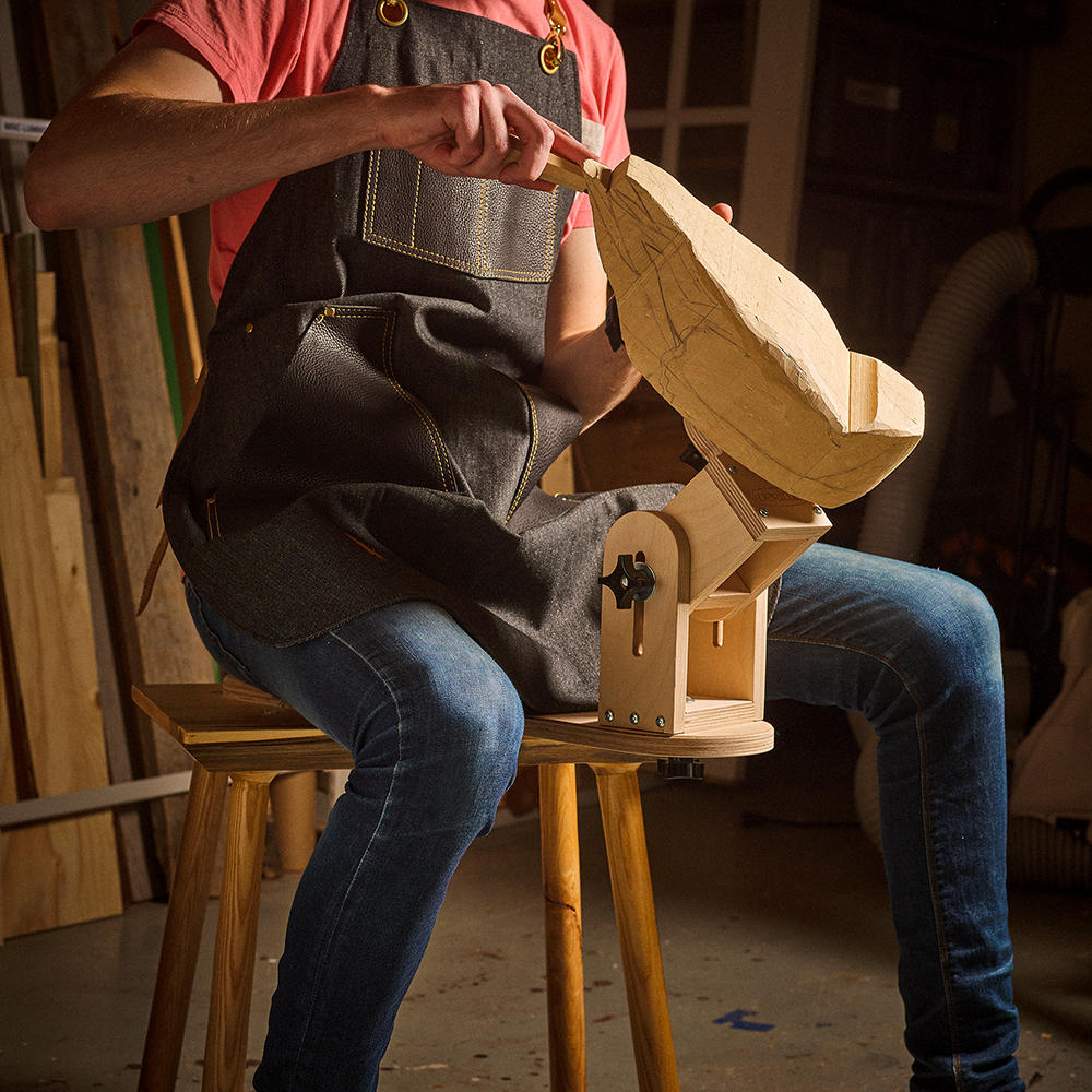Morsa da scultore per posizione da seduti Veritas® 