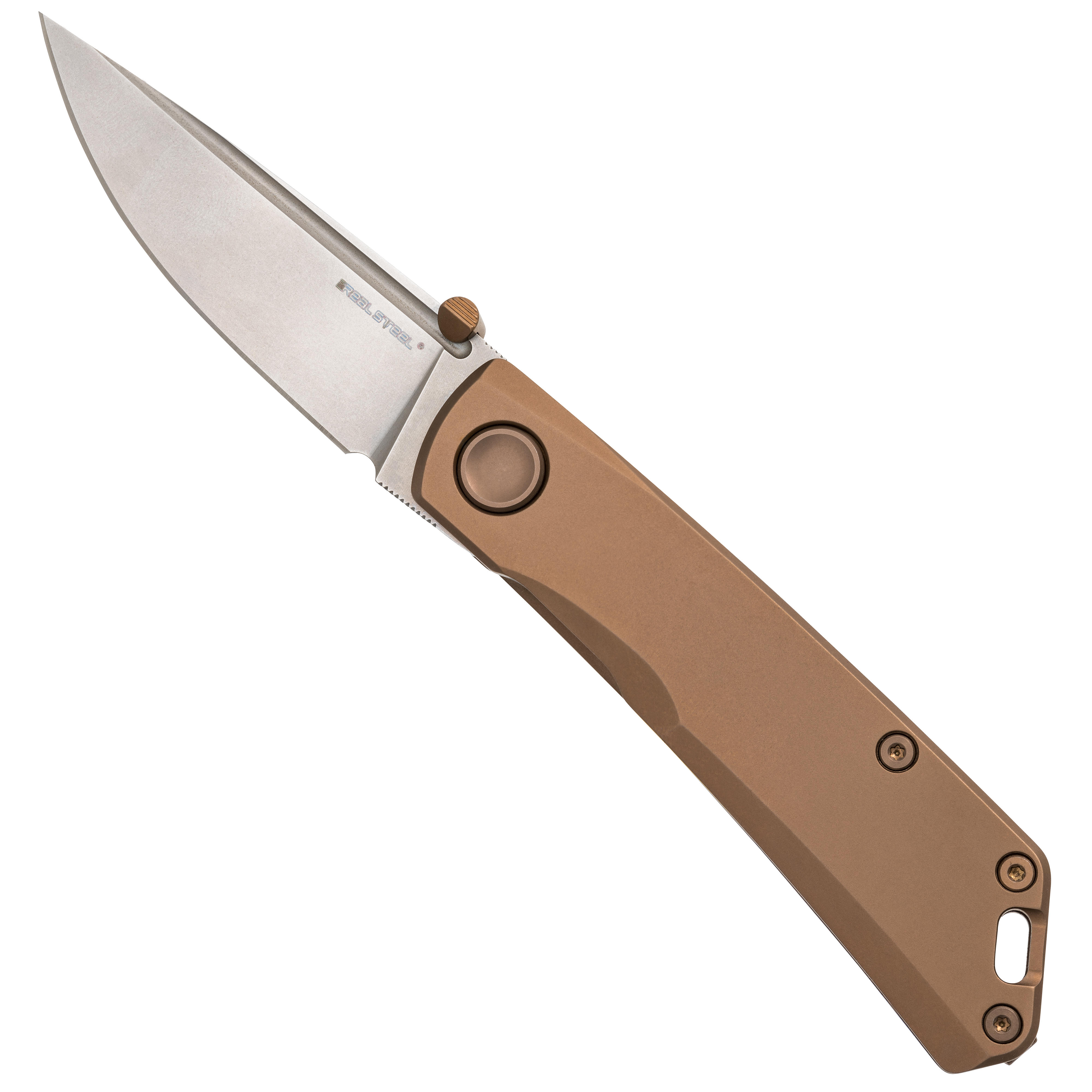Coltello a serramanico Real Steel® »Luna Eco«, bronzo