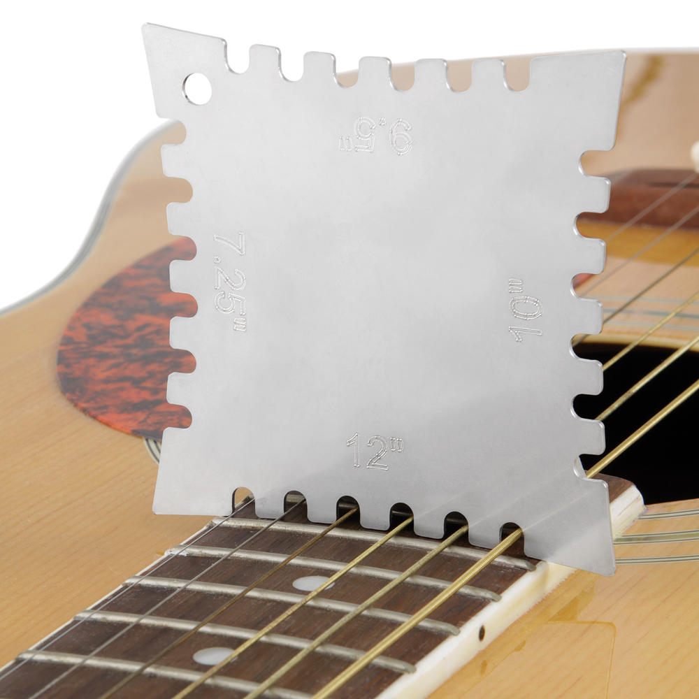 Herdim® Wölbungsschablonen-Satz, Gekerbt, Gitarre, 4-teilig
