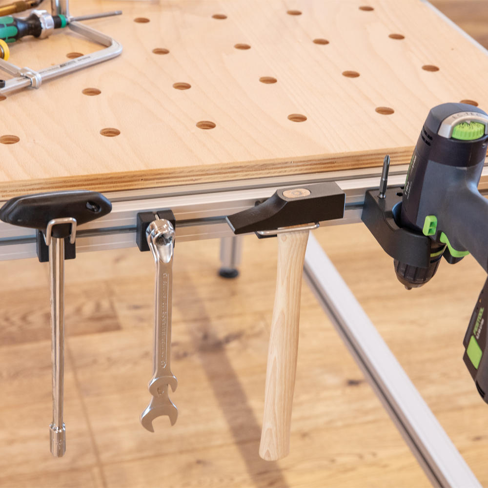 Double Hook, incl. Mounting Material